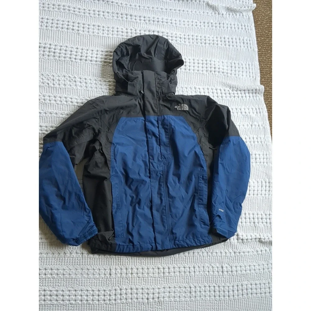 The North Face Hyvent 3 In 1 Jacket‎ Blue Gray Mens Sz Small Waterproof Ski